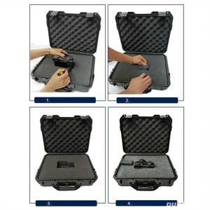 Geanta rigida cu burete modular valiza impermeabila IP67 365 200 110mm - imagine 4