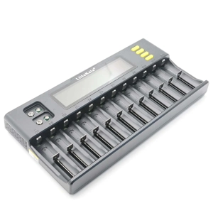LiitoKala Lii S12 12 sloturi independente Li-ion LiFePO4 IMR NiMH 9V Ni-CD - imagine 5