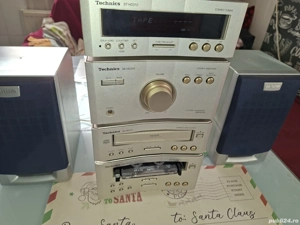 Minisistem Hi-Fi Technics HD310, made in Japan,perfect funcțional, boxe cadou