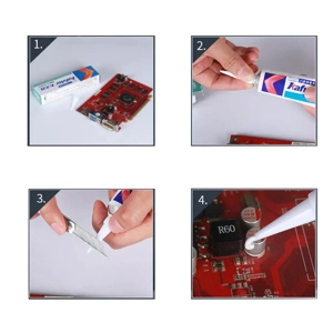 Adeziv siliconic Kafuter 704 704B 705 pentru electronice temperaturi inalte - imagine 3