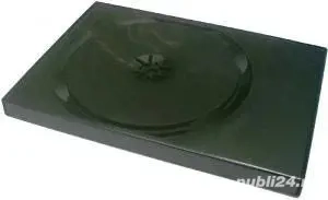 Carcasa DVD plastic negru 14 mm - imagine 2