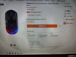 mouse Gaming Lenovo Legion M410 RGB 16000 dpi încărcare usb