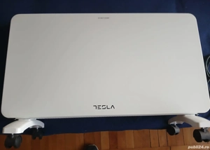 Convector calorifer electric de podea TESLA PC301WB, 2000W, alb
