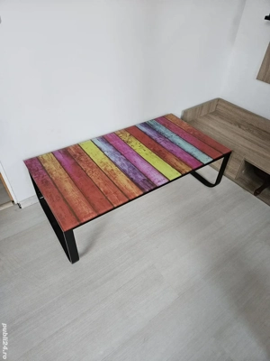 Masuta cafea blat din sticla