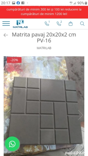 anchiriez 100m patrati pentru afacere la cheie pavele