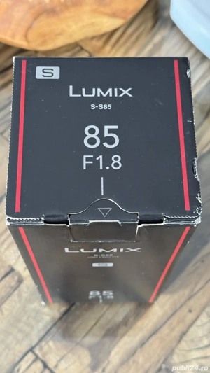 Panasonic Lumix S S85mm F1.8 Montura L NOU!