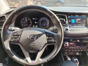 Vând Hyundai Tucson 2017, alb, stare excelentă, interior piele bordo  - imagine 6