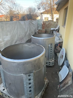 Bazin inox 1000 litri 2500 lei  - imagine 4