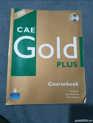 Manual engleza CAE Gold Plus, 70 lei