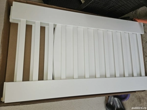 Vând pătuț din lemn cu saltea nou