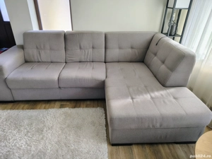 Coltar extensibil  4 locuri cu lada depozitare, GP Sofa Detroit