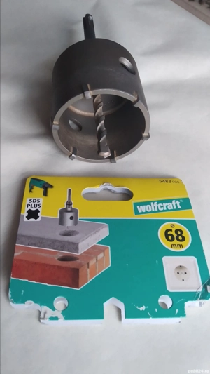 Carota diametru 68 mm pentru decupare locas doza priza curent electric