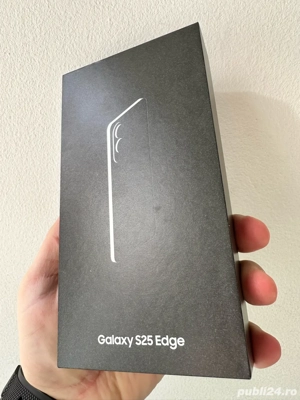 Samsung Galaxy S25 Edge, 12GB RAM, 256GB, 5G, Titanium Jetblack