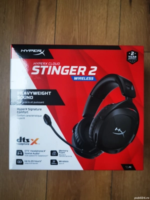 Casti gaming wireless HyperX Cloud Stinger 2 