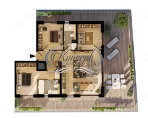Penthouse premium, Ultracentral - imagine 4