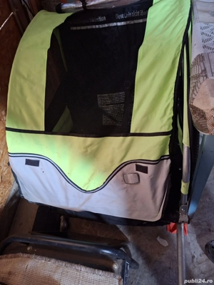 Remorca pentru bicicleta pentru transport copii - imagine 3