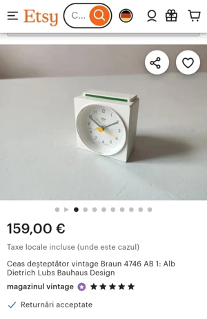 Ceas Braun vintage - imagine 4