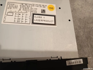 radio CD VW golf 5-6, touran1, eos, tiguan1, Passat B6original - imagine 3
