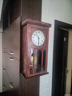 Ceas cu pendul Vedette 1920-1930 - imagine 4