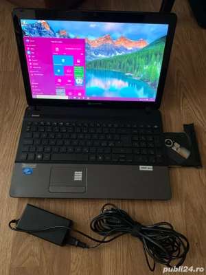 Laptop Packard-bell Display 15,6 led,Windows 10 Pro,500gb memorie,4gb ram ddr3,baterie buna vine cu 