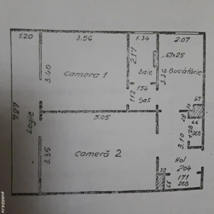 Persoană fizică vând ap 2 camere