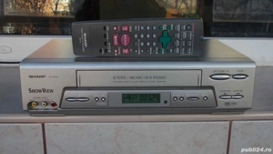 Video SHARP VC-GH61 6 head Super VHS,telecomanda,U.K + CADOU  