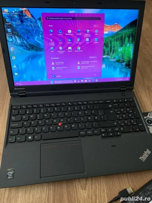 Laptop Lenovo ThinkPad intel core i5,Windows 11 Pro,8gb ram,500gb memorie baterie buna.Vine cu incar