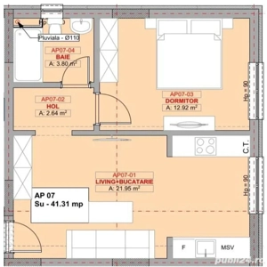 Apartament 2 Camere STUDIO, Cristal Houses strada Balanței  - imagine 13