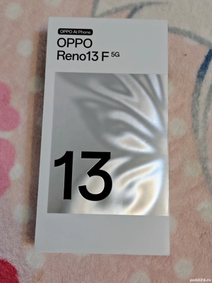 Cutie Oppo Reno 13F dualsim culoare luminous blue, 256gb 8 ram-20 LEi