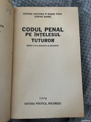 Codul penal pe intelesul tuturor - Antoniu, Popa, Danes - 1976 - imagine 2