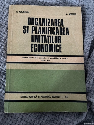 Organizarea si planificarea unitatilor economice - Avramescu, Mercioiu, 1977
