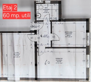 Comision 0! Apartament 2 camere decomandat, confort 1 cu suprafața utilă de 54 mp. plus 2 balcoane - imagine 8
