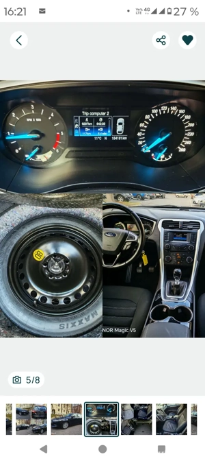 Ford Mondeo 2016,Euro 6,motor 16 Tdci,120 cp,Impecabil - imagine 7