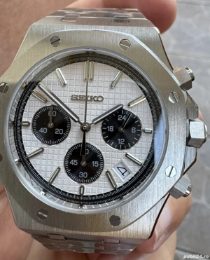 Seiko Mod AP Royal Oak 41 mm Cuart Cronograf Japonez Seiko VK63