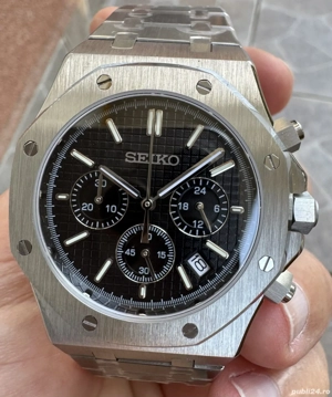 Seiko Mod AP Royal Oak 41 mm Cuart Cronograf Japonez Seiko VK63