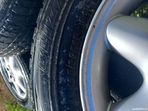 Roți originale mercedes r15 cauciucuri iarnă la 50 la sută  - imagine 2