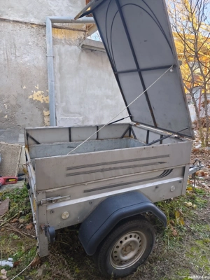 Vând remorcă Pongraz  600kg  greutate totalâ.