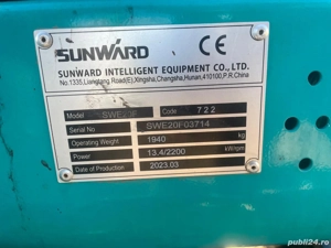 Miniexcavator sunward de vanzare - imagine 4