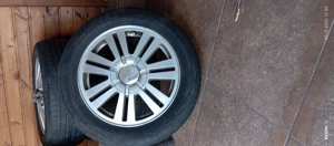 vând set de 4 jante din aliaj cu anvelope dimensiunea 205/55/16 - imagine 2
