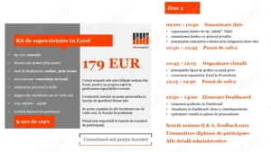 Consultanta Excel, meditatii Excel si curs Excel online de la 40 EUR pe ora - imagine 5