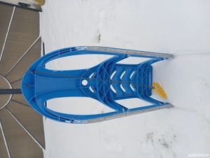 Sanie copii, stare f buna, ca noua, de plastic cu tălpi de aluminiu