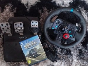Volan Logitech Driving Force G29 + Joc PS4: On the road 