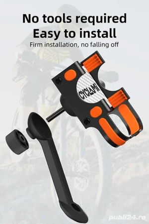 Suport aluminiu telefon oglinda motocicletă motor scuter atv Cyclami ghidon cursiera mtb smartphone - imagine 4