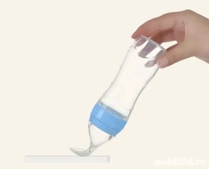 Lingurita de silicon cu rezervor 120 ml copii - imagine 4