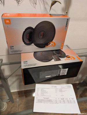 Set Boxe Auto JBL Stage3 (627 & 607C) - Noi, Sigilate + Garanție - imagine 3