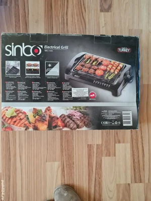 Grill electric Sinbo 2000w 5 trepte gratar