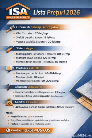 Renovări apartamente & scări de bloc   Garanție 5 ani | Rate fără dobândă