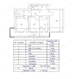 3 CAMERE // P-TA MIHAI VITEAZU //BALCON INCHIS