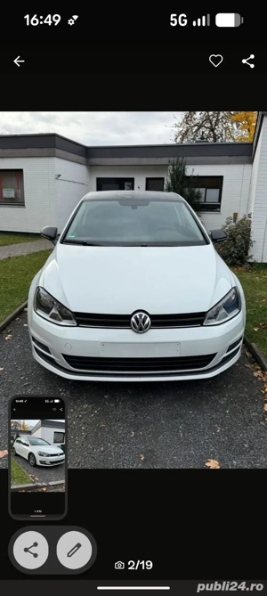 vand Golf 7,an 2014 ,12 benzina