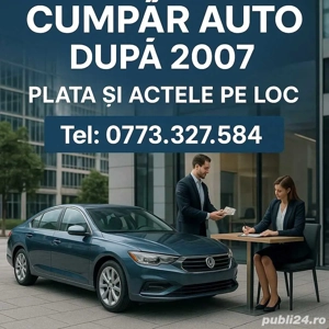 Orice auto, plata si actele pe loc. 
